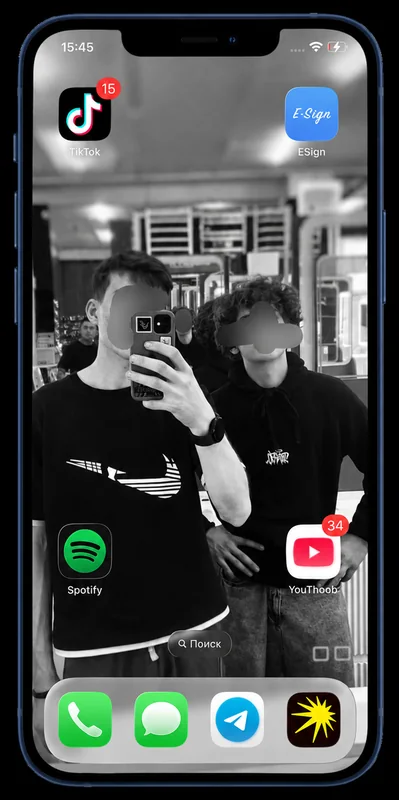 iPhone 12 — главный экран